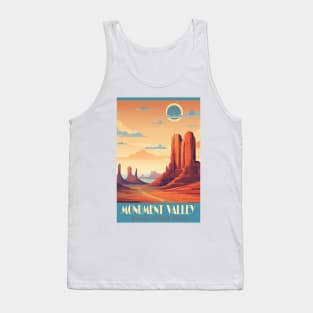 Monument Valley National Park Travel Poster Tank Top